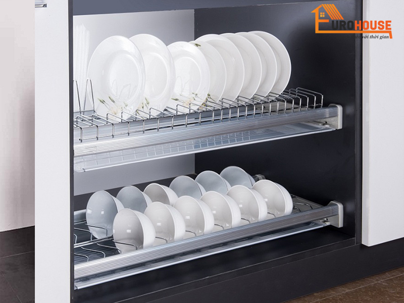 30+ Mẫu giá để bát đĩa inox 2 tầng - gợi ý hoàn mỹ cho nhà bếp đẹp