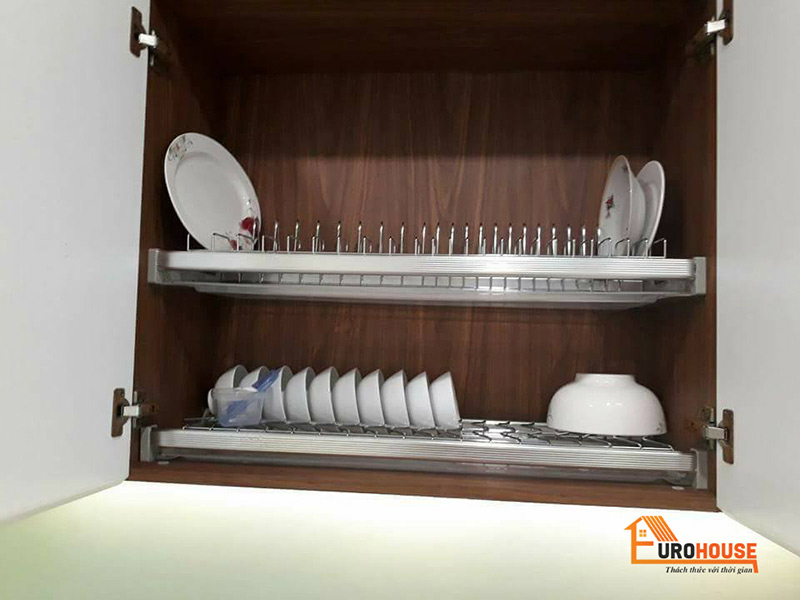 4 Mẫu giá để bát đĩa trong tủ bếp inox 304 nâng tầm nhà bếp hiện đại